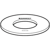 Flat gasket for Geberit flush valves of exposed and concealed cisterns