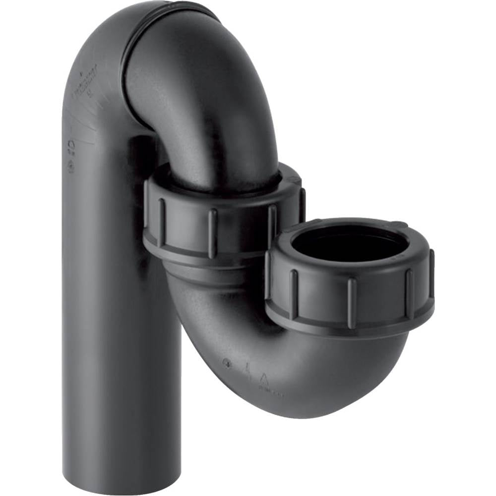 Geberit - Geberit P-trap for sink, with compression joint, vertical inlet and vertical outlet: d=50mm, d1=50mm, black