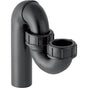 Geberit - Geberit P-trap for sink, with compression joint, vertical inlet and vertical outlet: d=50mm, d1=50mm, black