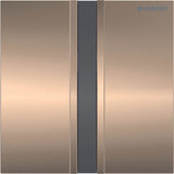 Geberit - Geberit cover plate type 50: red gold / brushed - Red Gold, Brushed,