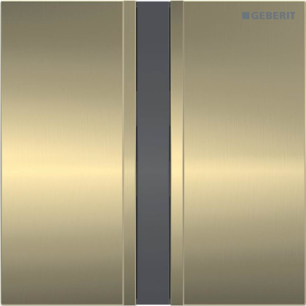 Geberit - Geberit cover plate type 50: brass / brushed - Brass, Brushed,
