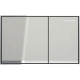 Geberit - Geberit actuator plate Omega60, for dual flush, surface-even: sand grey,mirrored, bright chrome-plated - Sand Gray