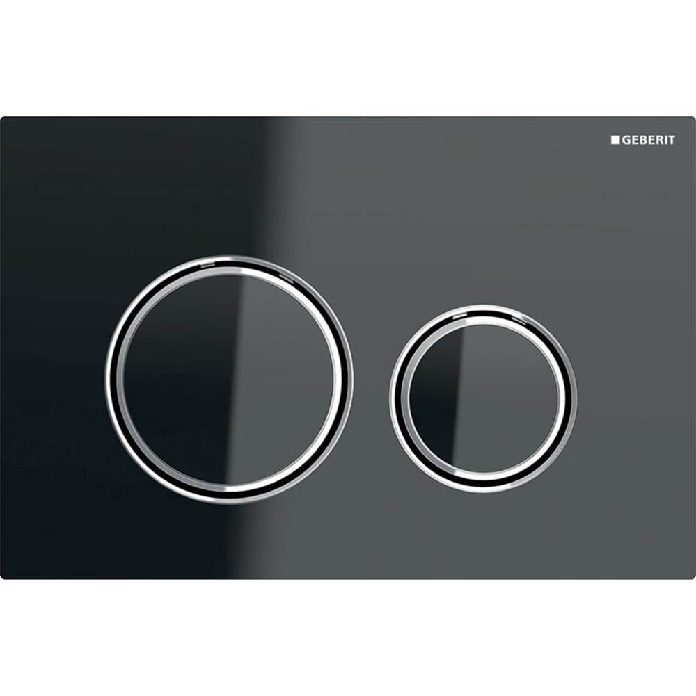 Geberit - Geberit actuator plate Sigma21 for dual flush, metal colour chrome- plated: chrome-plated, lava - Lava