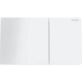 Geberit - Act Pl Sigma70 Dual Glass White - White Glass