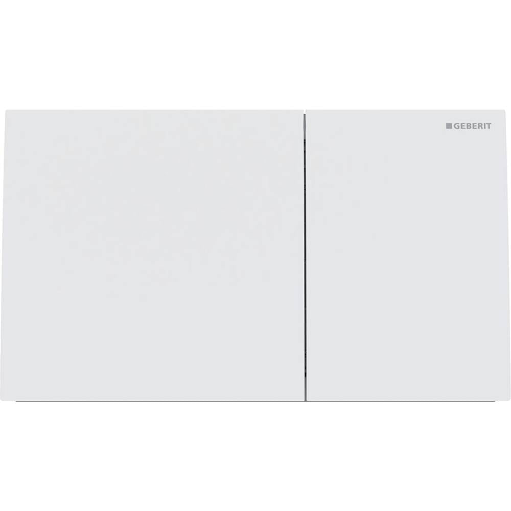 Geberit - Act Pl Sigma70 Dual St St Wh Matt Paint - White Matte