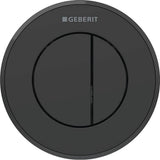 Geberit - Remt Flush Act Type 10 Pn Dual C/Actr - Matte Black With Gloss Black