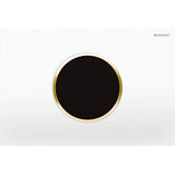Geberit - Wc Flush Control With Electronic Flush Actuation, Mains Operation, Dual Flush, Sigma10 Actuator Plate, Automatic/Touchless White, Gold - White With Gold