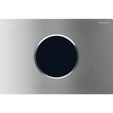 Geberit - Wc Flush Control With Electronic Flush Actuation, Mains Operation, Dual Flush, Sigma10 Actuator Plate, Automatic/Touchless Brushed, Polished - Brushed With Polished