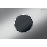 Geberit - Wc Flush Control With Electronic Flush Actuation, Battery Operation, Dual Flush, Sigma10 Actuator Plate, Automatic/Touchless Brushed, Polished - Brushed With Polished