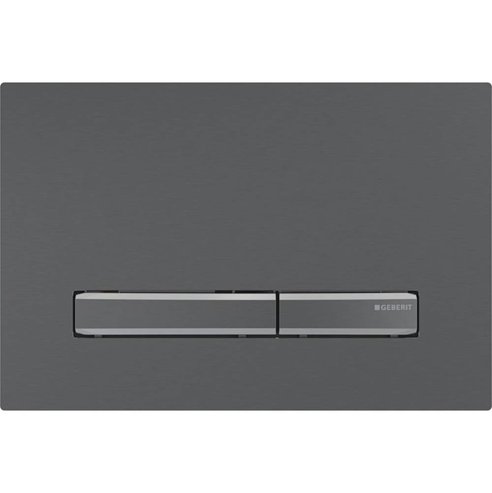 Geberit - Act Plate Sigma50 2019 Black Chrome - Brushed Black Chrome