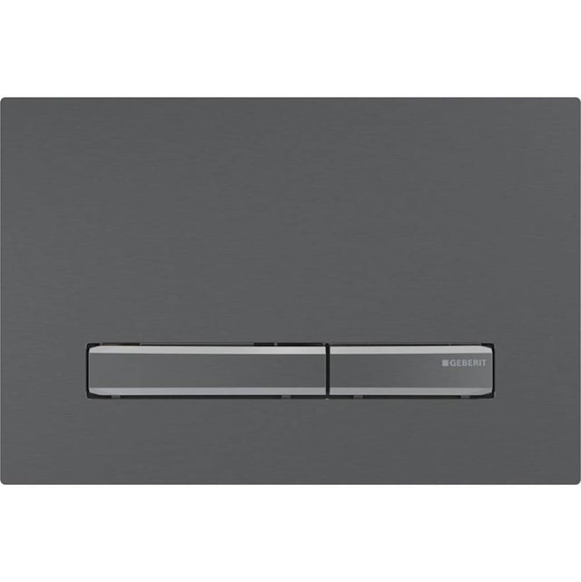 Geberit - Act Plate Sigma50 2019 Black Chrome - Brushed Black Chrome