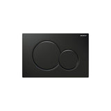 Geberit - Dual-Flush Plate For Sigma Series In-Wall Toilet System - Jet Black