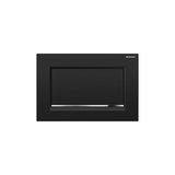 Geberit - Geberit actuator plate Sigma30 for stop-and-go flush, screwable: black matt coated, easy-to-clean coated, bright chrome-plated
