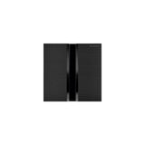 Geberit - Geberit urinal flush control with electronic flush actuation, battery operation, cover plate type 50: black chrome / brushed, easy-to-clean coate - Black Chrome, Brushed,