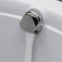Geberit - Geberit bathtub drain with TurnControl handle actuation and cascading tub filler inlet - Brass