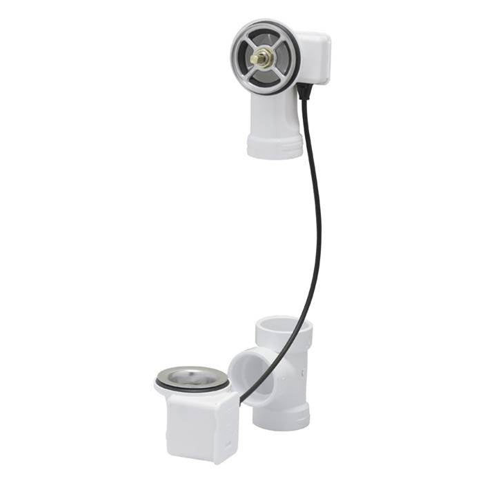 Geberit - Geberit bathtub drain with TurnControl handle actuation, rough-in unit 12-16'' PVC