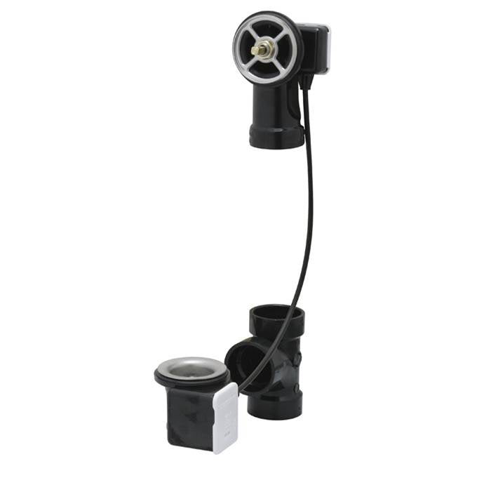 Geberit - Geberit bathtub drain with TurnControl handle actuation, rough-in unit 30'' ABS