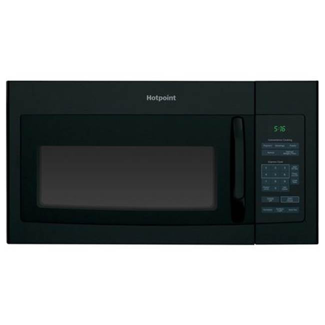 Hotpoint - Hotpoint 1.6 Cu. Ft. Over-the-Range Microwave Oven - Black
