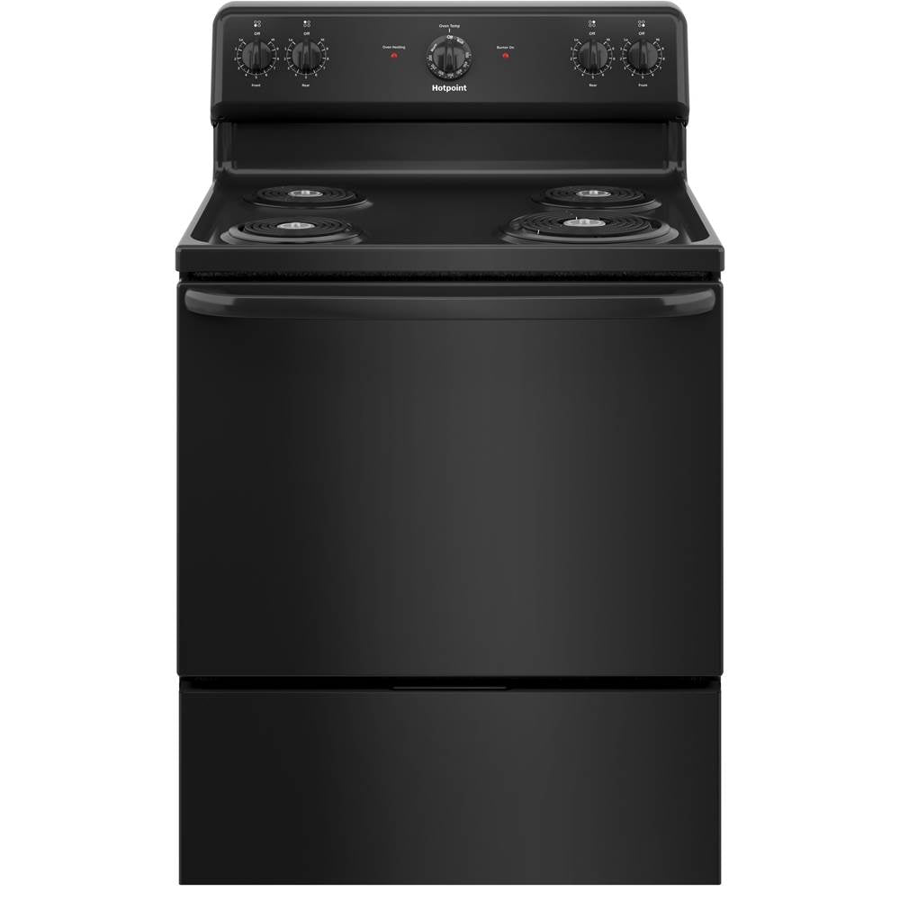 Hotpoint - Hotpoint 30'' Free-Standing Electric Range - Black