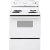 Hotpoint - 30'' Free-Standing Electric Range - White on White
