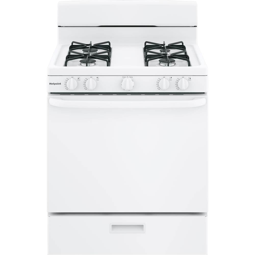 Hotpoint - Hotpoint 30'' Free-Standing Gas Range - White