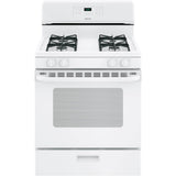 Hotpoint - Hotpoint 30'' Free-Standing Standard Clean Gas Range - White