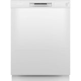 Hotpoint - One Button Dishwasher with Plastic Interior - White