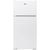 Hotpoint - ENERGY STAR 15.6 Cu. Ft. Recessed Handle Top-Freezer Refrigerator - White
