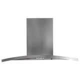 GE Profile Series - GE Profile 36'' Island-Mount Chimney Hood - Stainless Steel