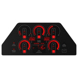 36'' WidthInduction Cktp5 BurnersTch Cntrl11'' 3,700W Induction ElementKitchen TimerADA Compliant