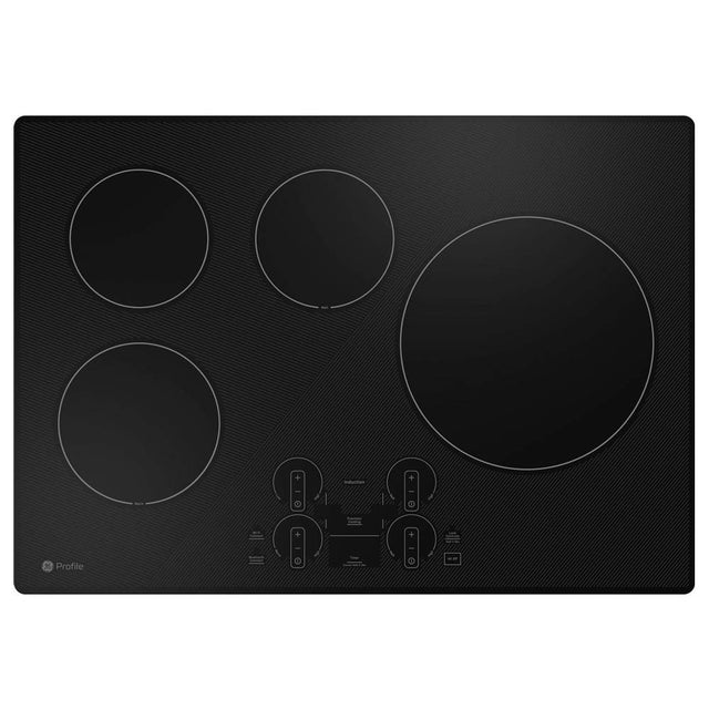 GE Profile Series - 30'' WidthInduction Cktp5 BurnersTch Cntrl11'' 3,700W Induction ElementKitchen TimerADA Compliant - Black on Black