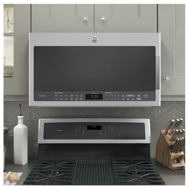 GE Profile 2.1 Cu. Ft. Over-the-Range Sensor Microwave Oven
