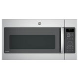 GE Profile Series - GE Profile 2.1 Cu. Ft. Over-the-Range Sensor Microwave Oven - Stainless Steel
