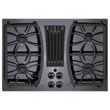 GE Profile Series - 30'' WidthGas Downdraft Cktp30'' Width4 Burners11,500 All Purpose BurnerADA Compliant - Black on Black