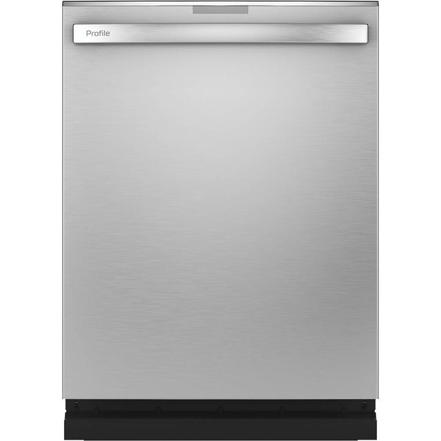 GE Profile Series - GE Profile Smart Stainless Steel Interior Fingerprint Resistant Dishwasher with Hidden Controls - Fingerprint Resistant Stainless
