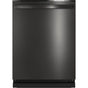 GE Profile Series - GE Profile Smart Stainless Steel Interior Dishwasher with Hidden Controls - Fingerprint Resistant Black Stainless