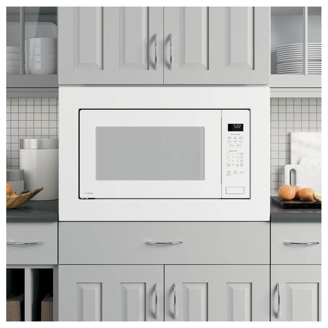 GE Profile Series - GE Profile 2.2 Cu. Ft. Built-In Sensor Microwave Oven - White