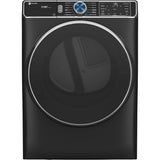 GE Profile Series - 7.8 Cu. Ft. Capacity Smart Front Load Electric Dryer With Steam And Sanitize Cycle - Black Slate