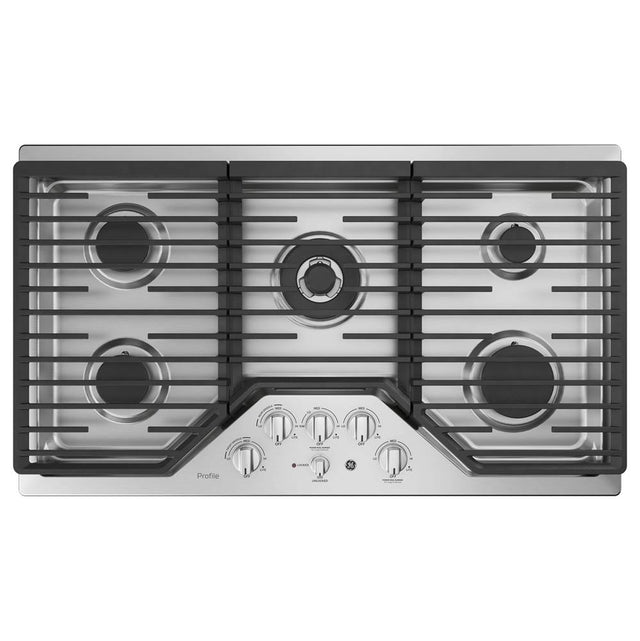 GE Profile Series - GE Profile 36'' Built-In Gas Cooktop - Stainless Steel