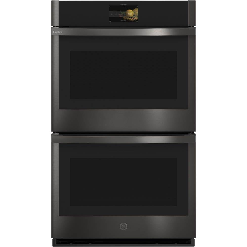 GE Profile Series - GE Profile 30'' Smart Built-In Convection Double Wall Oven - Black Stainless