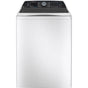 GE Profile Series - 5.4 Cu. Ft. Capacity Washer With Smarter Wash Technology And Flexdispense - White with Silver