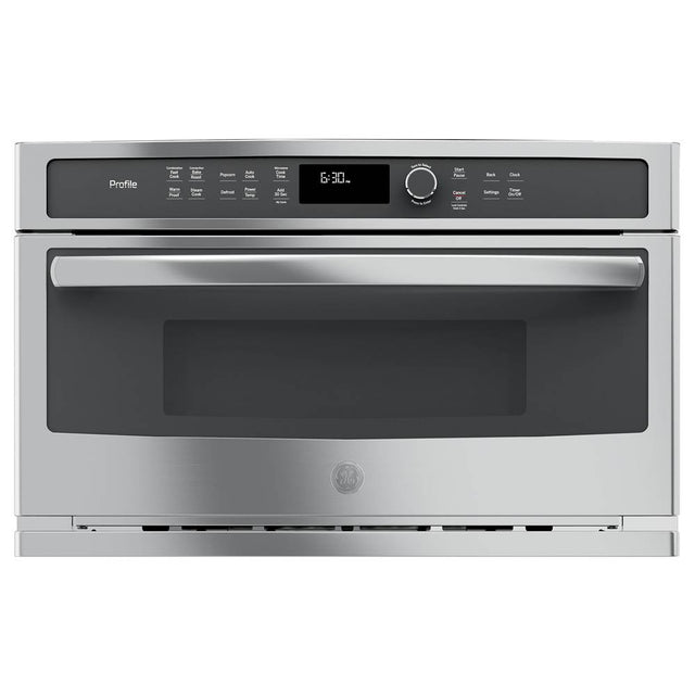 GE Profile Series - GE Profile Built-In Microwave/Convection Oven - Stainless Steel