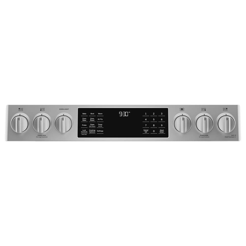 30'' Smart Dual Fuel Slide-In Front-Control Fingerprint Resistant Range