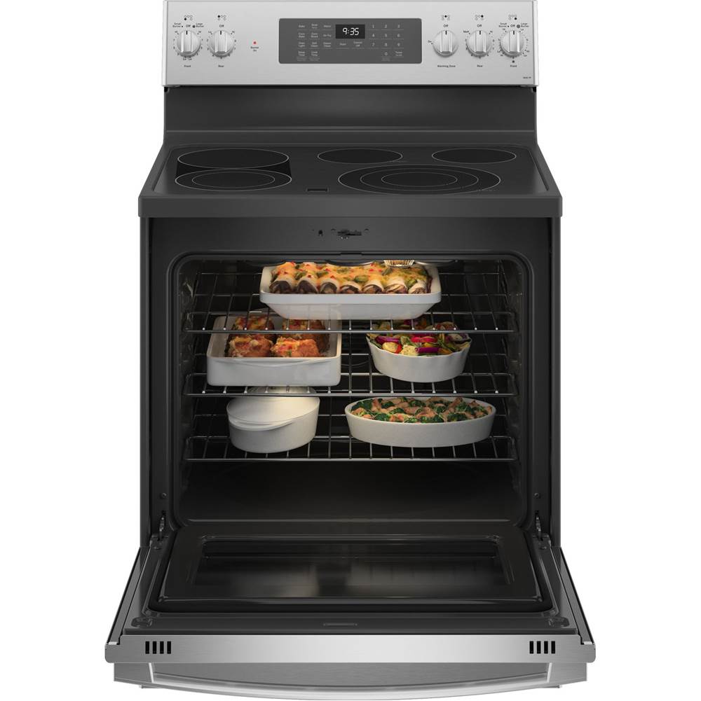 30'' Smart Free-Standing Electric Convection Fingerprint Resistant Range With No Preheat Air Fry