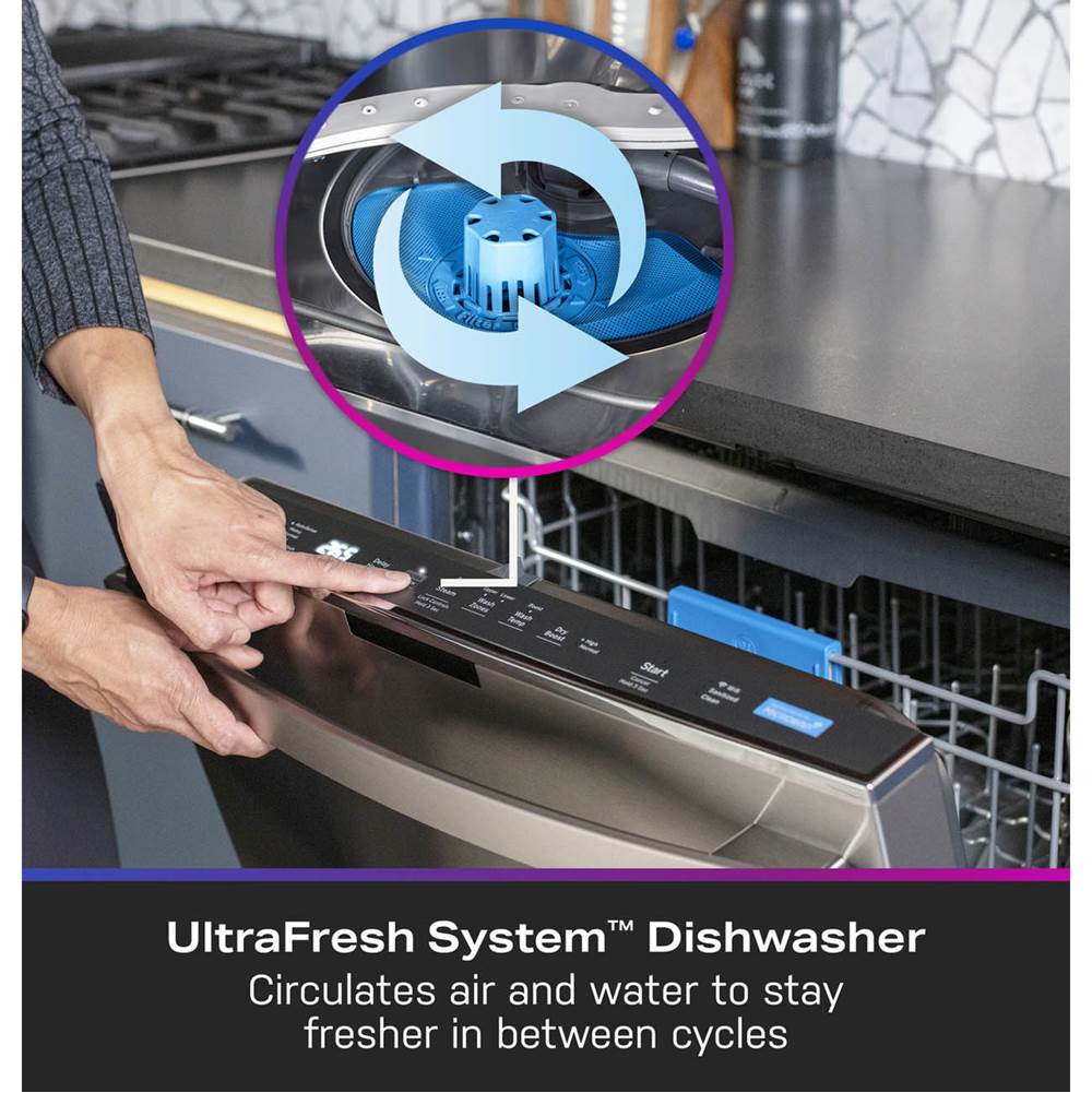 UltraFresh System Dishwasher with Stainless Steel Interior