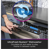 UltraFresh System Dishwasher with Stainless Steel Interior