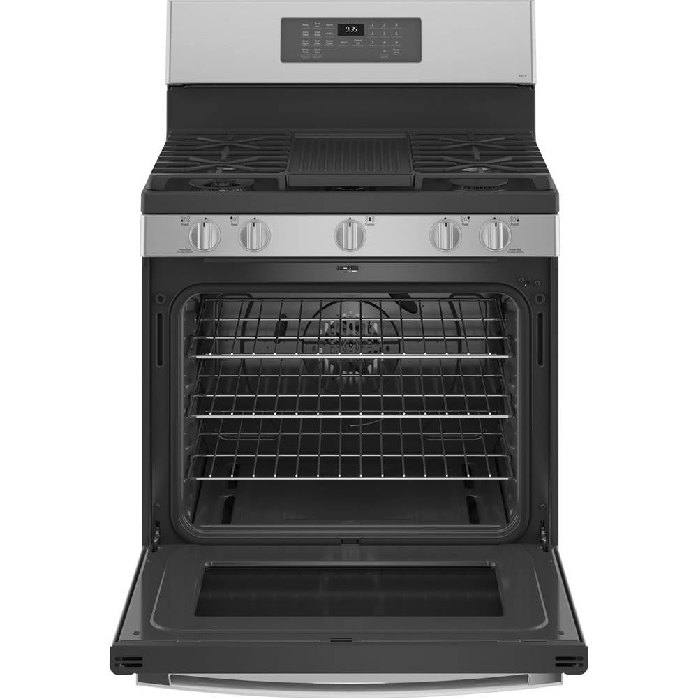 Smart 30'' Free-Standing Self Clean Gas Fingerprint Resistant Range With No Preheat Air Fry
