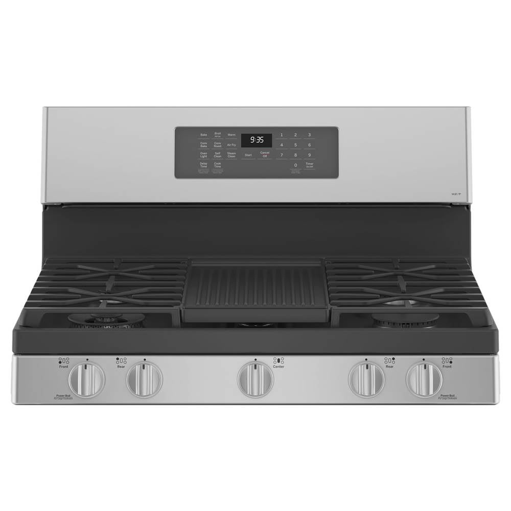 Smart 30'' Free-Standing Self Clean Gas Fingerprint Resistant Range With No Preheat Air Fry