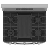 Smart 30'' Free-Standing Self Clean Gas Fingerprint Resistant Range With No Preheat Air Fry