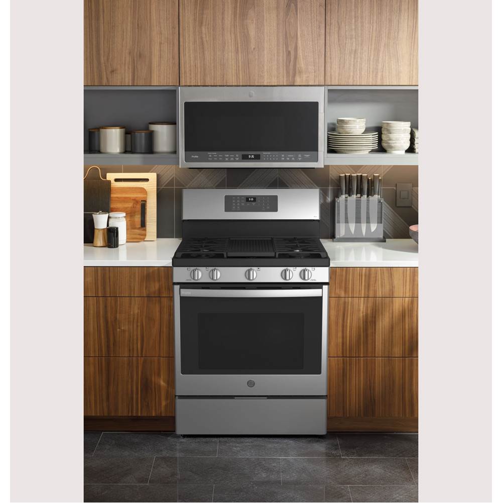Smart 30'' Free-Standing Self Clean Gas Fingerprint Resistant Range With No Preheat Air Fry
